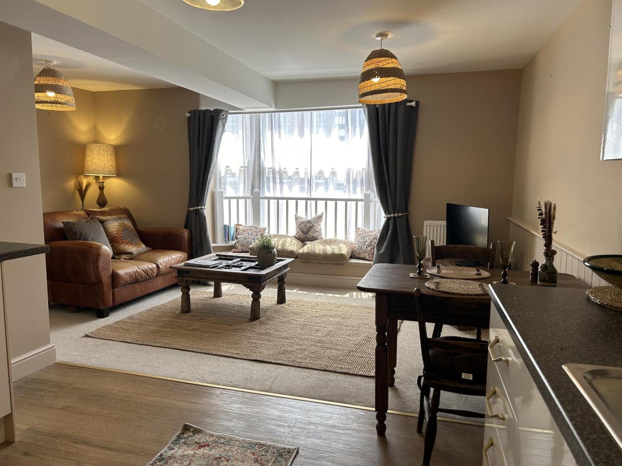 Bridport Town Centre Flat Apartment Bilik gambar